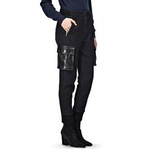 NWT Alexander Wang Nubby Tweed Track Pants